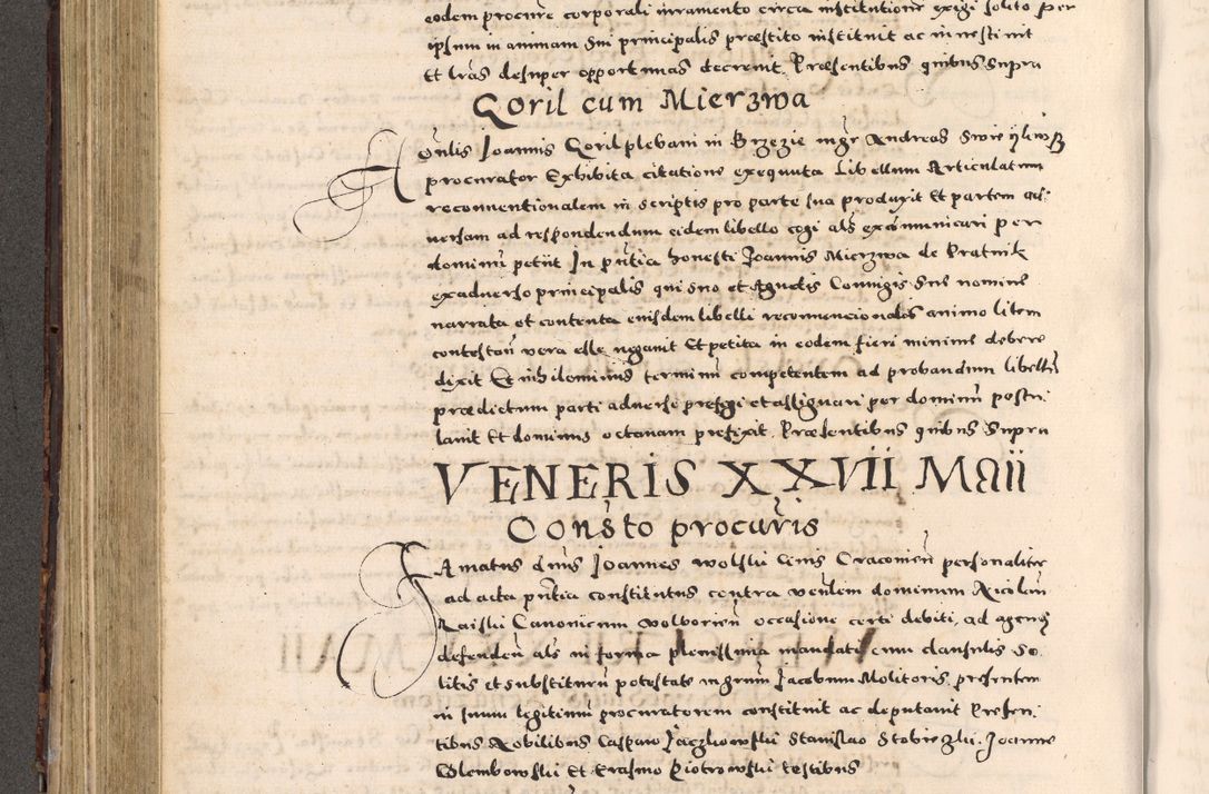 Zdjęcie nr 300 dla obiektu archiwalnego: [Liber actorum, vicariatus et officialatus Cracoviensis ad annum Domini 1574 et seqventes]