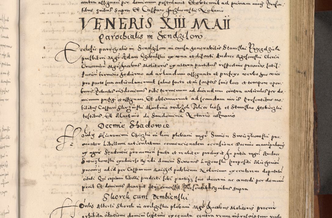 Zdjęcie nr 291 dla obiektu archiwalnego: [Liber actorum, vicariatus et officialatus Cracoviensis ad annum Domini 1574 et seqventes]