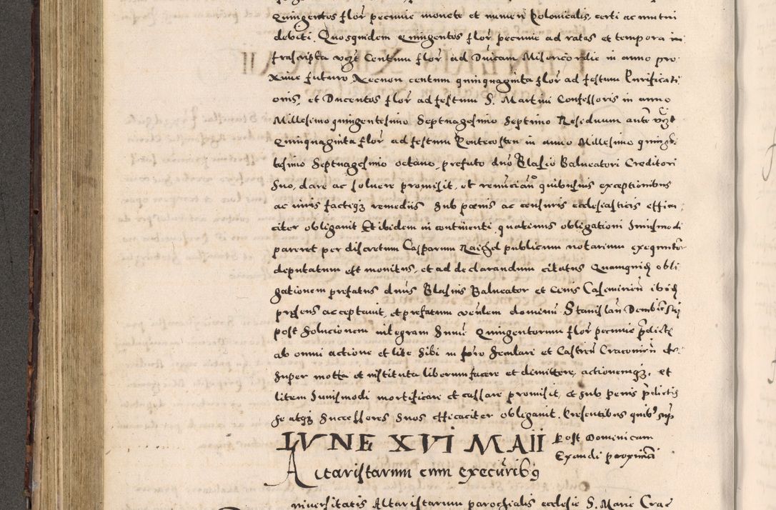 Zdjęcie nr 292 dla obiektu archiwalnego: [Liber actorum, vicariatus et officialatus Cracoviensis ad annum Domini 1574 et seqventes]