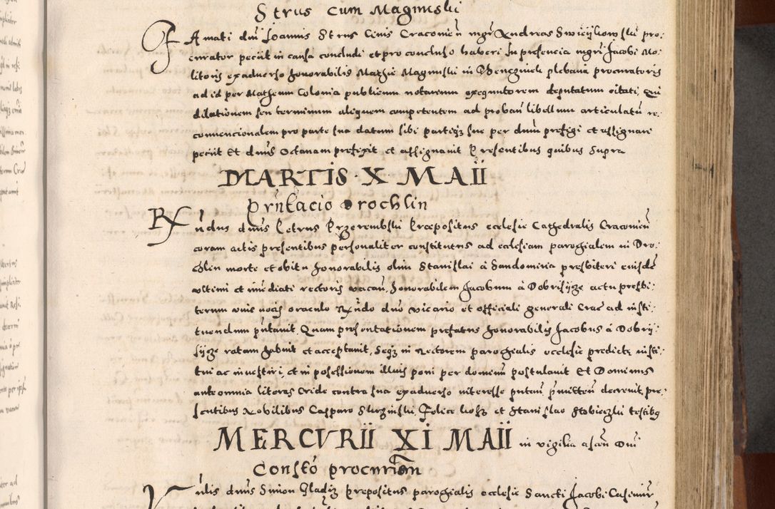 Zdjęcie nr 289 dla obiektu archiwalnego: [Liber actorum, vicariatus et officialatus Cracoviensis ad annum Domini 1574 et seqventes]
