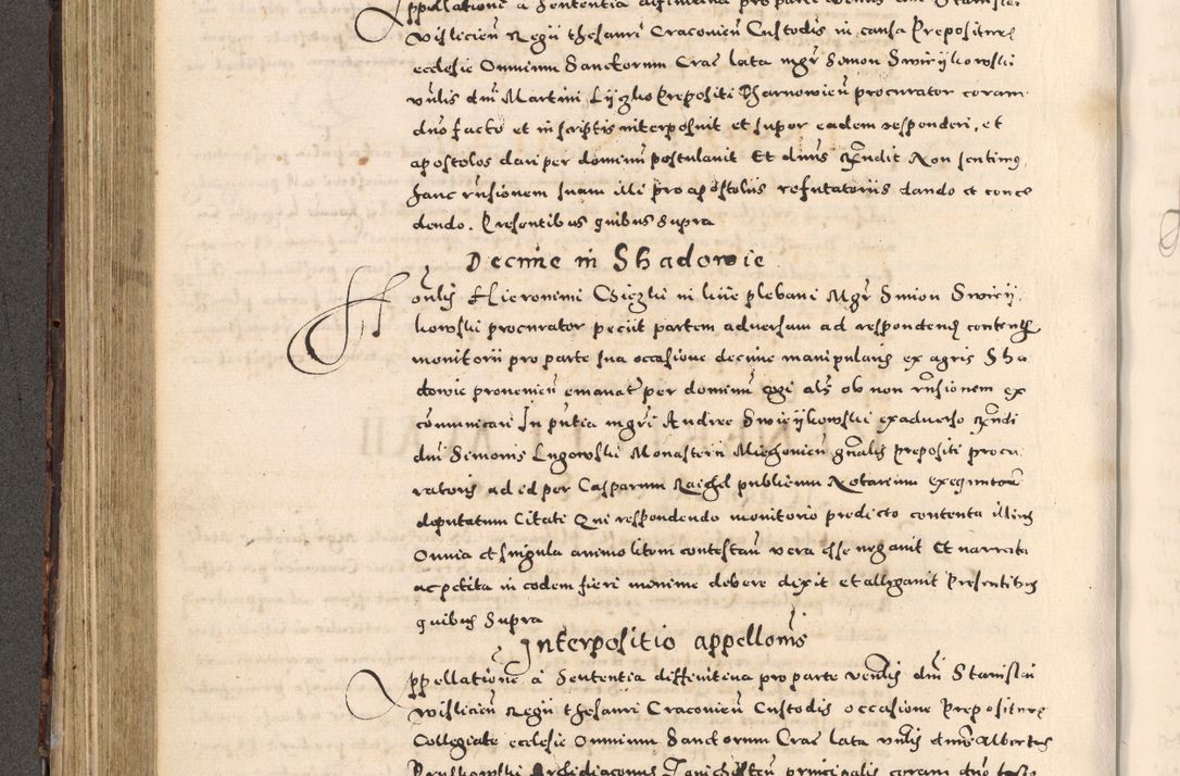 Zdjęcie nr 286 dla obiektu archiwalnego: [Liber actorum, vicariatus et officialatus Cracoviensis ad annum Domini 1574 et seqventes]