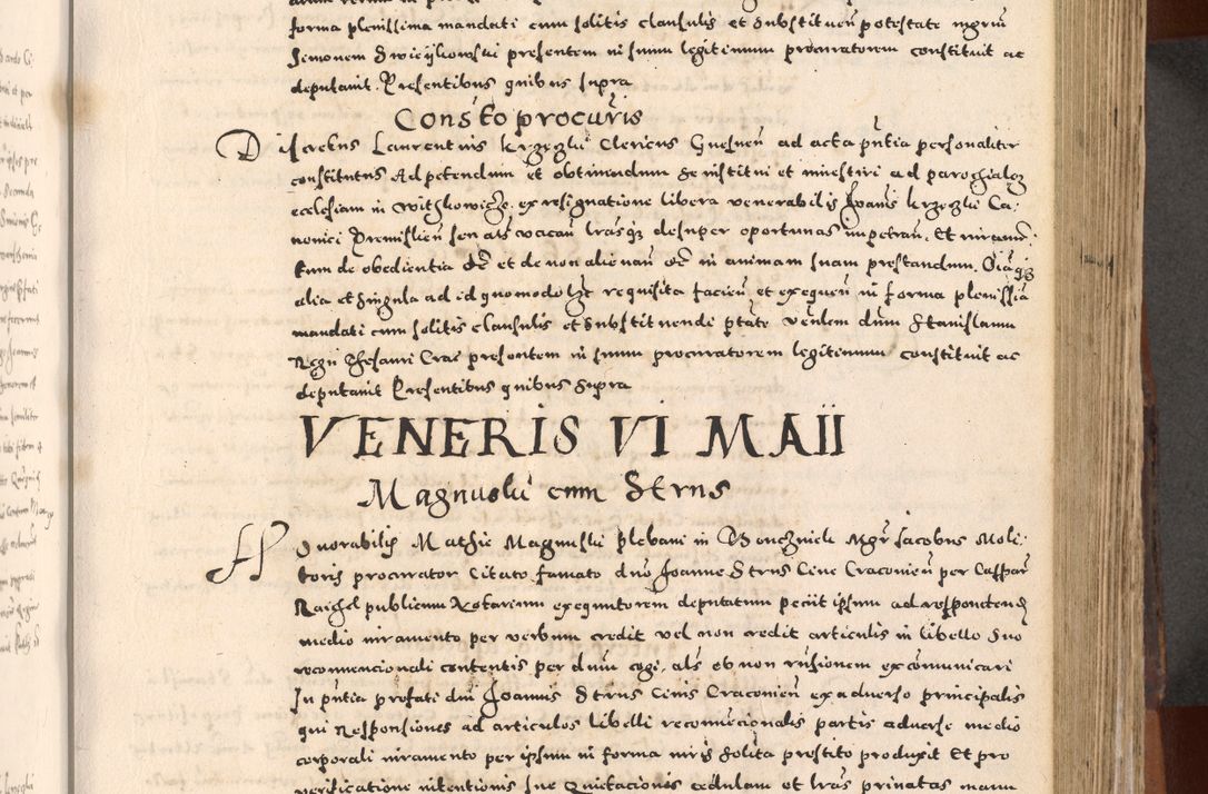 Zdjęcie nr 285 dla obiektu archiwalnego: [Liber actorum, vicariatus et officialatus Cracoviensis ad annum Domini 1574 et seqventes]