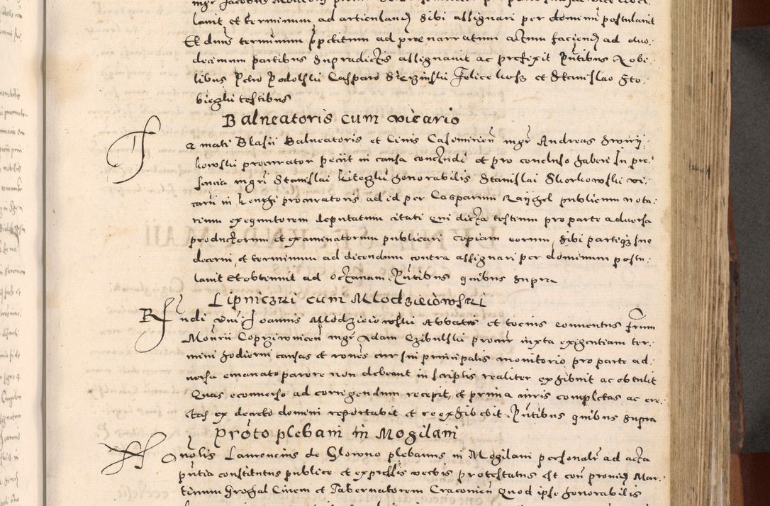 Zdjęcie nr 279 dla obiektu archiwalnego: [Liber actorum, vicariatus et officialatus Cracoviensis ad annum Domini 1574 et seqventes]
