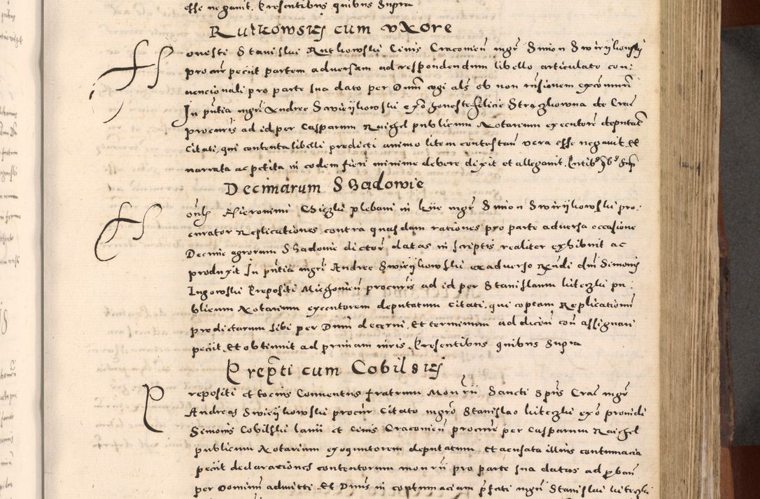 Zdjęcie nr 271 dla obiektu archiwalnego: [Liber actorum, vicariatus et officialatus Cracoviensis ad annum Domini 1574 et seqventes]