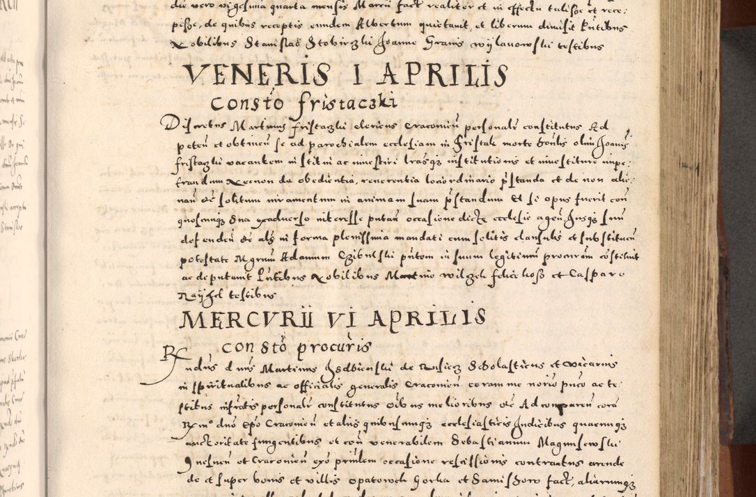 Zdjęcie nr 263 dla obiektu archiwalnego: [Liber actorum, vicariatus et officialatus Cracoviensis ad annum Domini 1574 et seqventes]