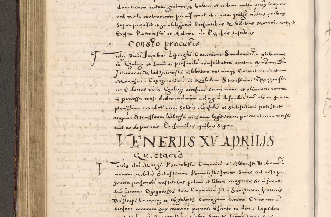 Zdjęcie nr 270 dla obiektu archiwalnego: [Liber actorum, vicariatus et officialatus Cracoviensis ad annum Domini 1574 et seqventes]