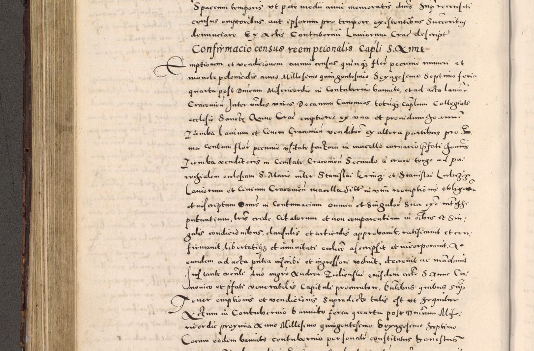 Zdjęcie nr 258 dla obiektu archiwalnego: [Liber actorum, vicariatus et officialatus Cracoviensis ad annum Domini 1574 et seqventes]
