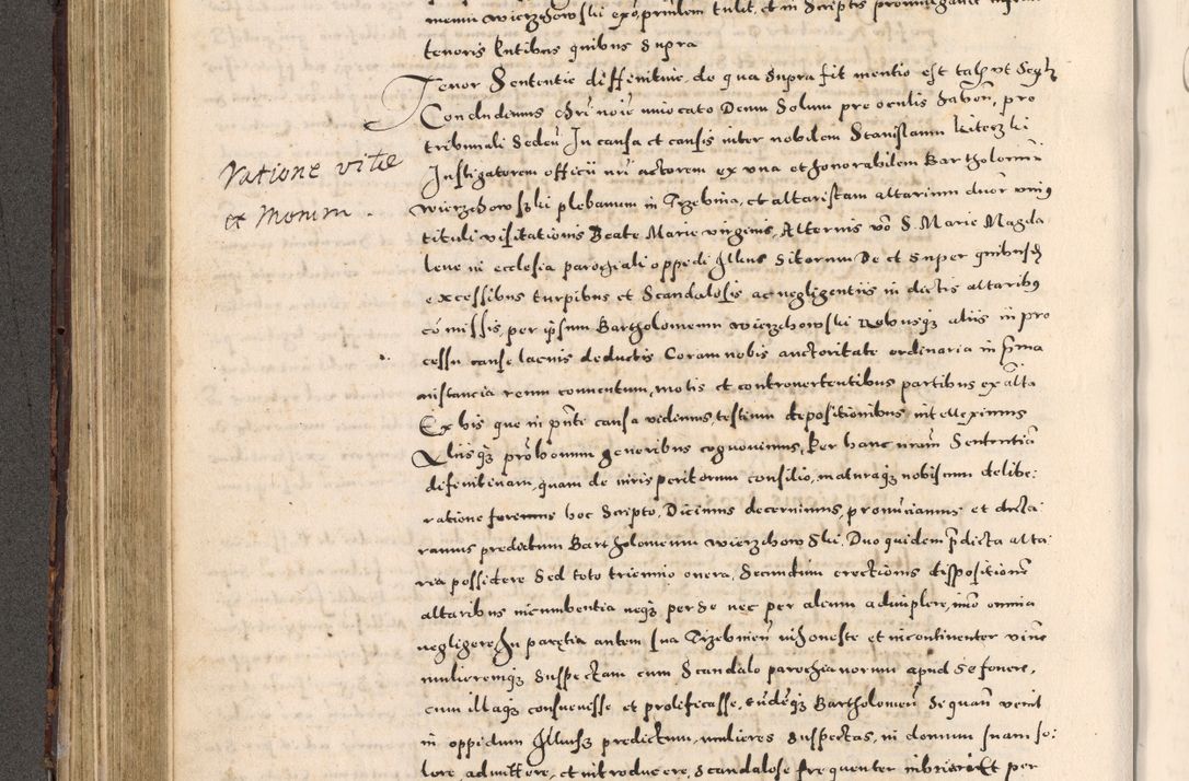 Zdjęcie nr 260 dla obiektu archiwalnego: [Liber actorum, vicariatus et officialatus Cracoviensis ad annum Domini 1574 et seqventes]
