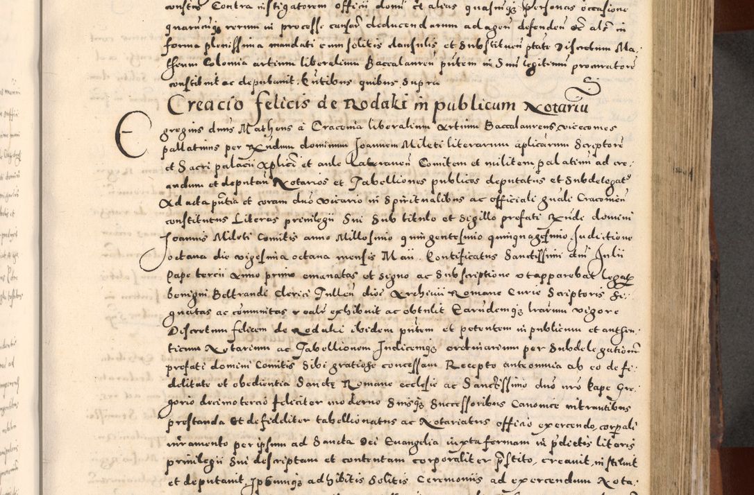 Zdjęcie nr 251 dla obiektu archiwalnego: [Liber actorum, vicariatus et officialatus Cracoviensis ad annum Domini 1574 et seqventes]