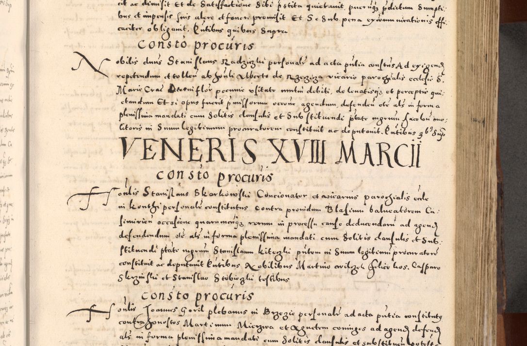 Zdjęcie nr 247 dla obiektu archiwalnego: [Liber actorum, vicariatus et officialatus Cracoviensis ad annum Domini 1574 et seqventes]