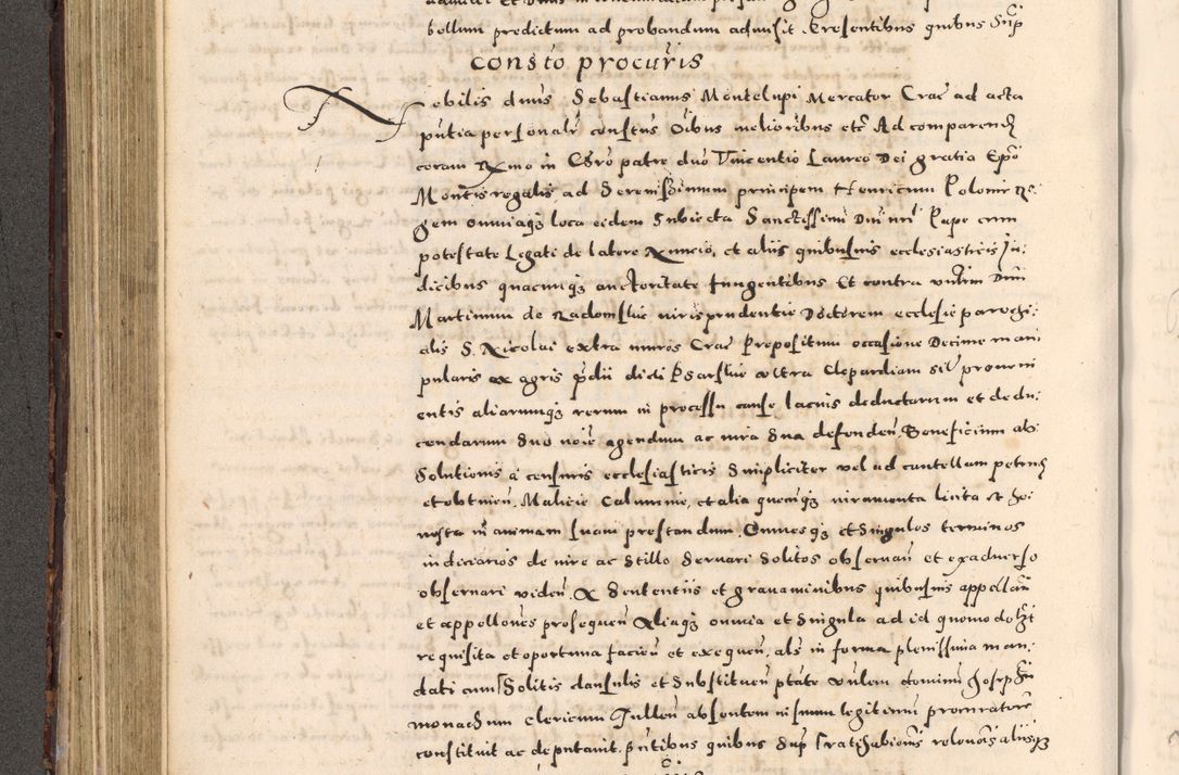 Zdjęcie nr 244 dla obiektu archiwalnego: [Liber actorum, vicariatus et officialatus Cracoviensis ad annum Domini 1574 et seqventes]