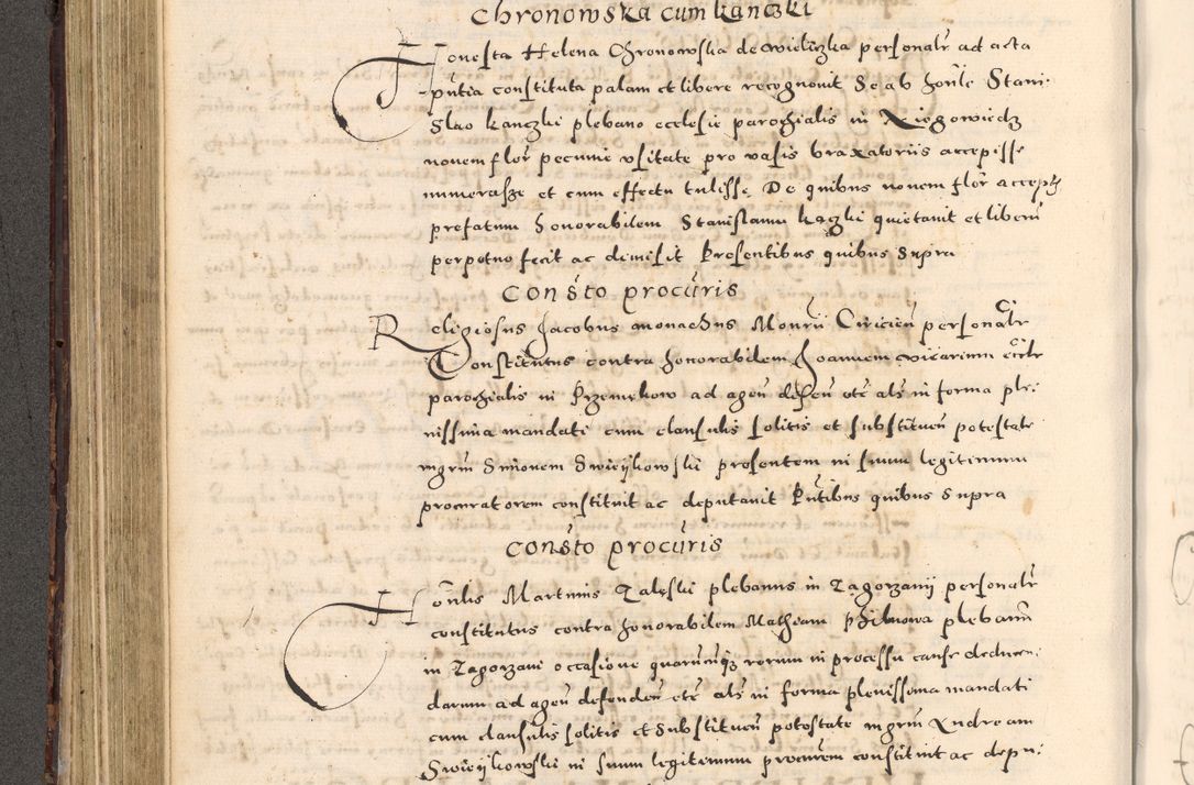 Zdjęcie nr 240 dla obiektu archiwalnego: [Liber actorum, vicariatus et officialatus Cracoviensis ad annum Domini 1574 et seqventes]