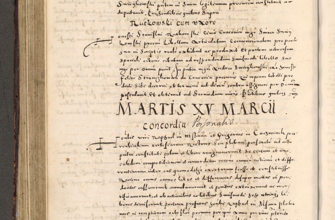 Zdjęcie nr 242 dla obiektu archiwalnego: [Liber actorum, vicariatus et officialatus Cracoviensis ad annum Domini 1574 et seqventes]