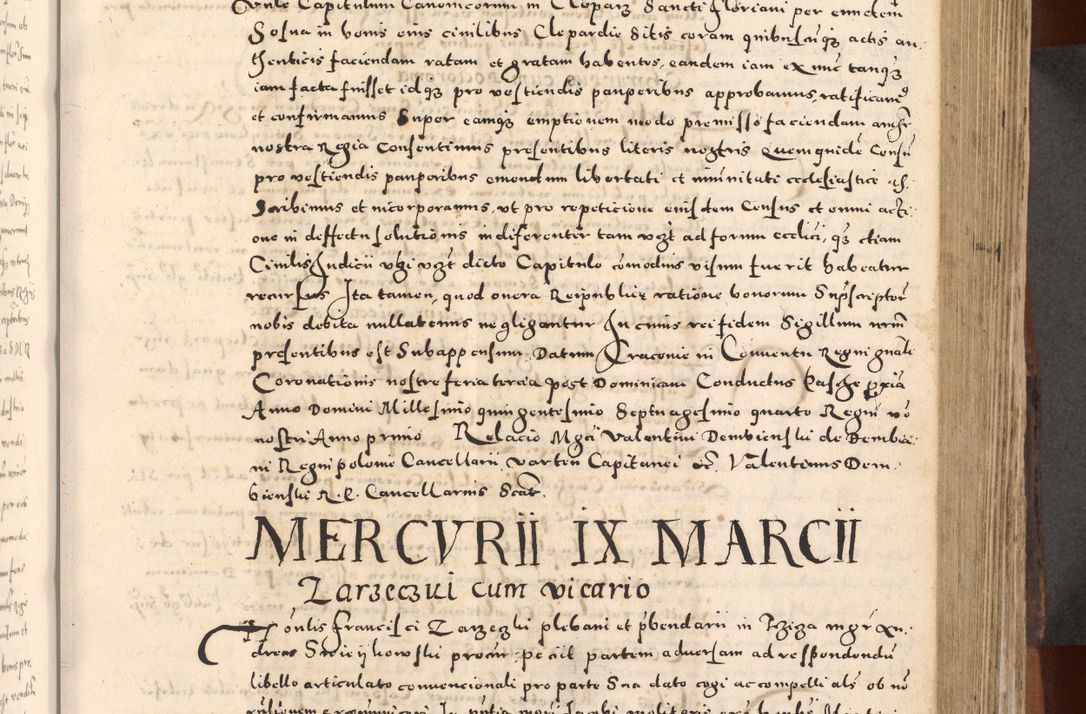 Zdjęcie nr 237 dla obiektu archiwalnego: [Liber actorum, vicariatus et officialatus Cracoviensis ad annum Domini 1574 et seqventes]
