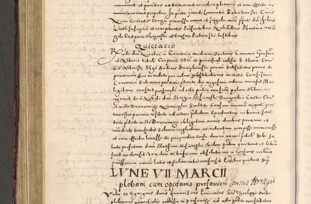Zdjęcie nr 232 dla obiektu archiwalnego: [Liber actorum, vicariatus et officialatus Cracoviensis ad annum Domini 1574 et seqventes]