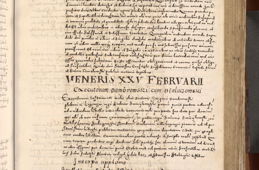 Zdjęcie nr 227 dla obiektu archiwalnego: [Liber actorum, vicariatus et officialatus Cracoviensis ad annum Domini 1574 et seqventes]