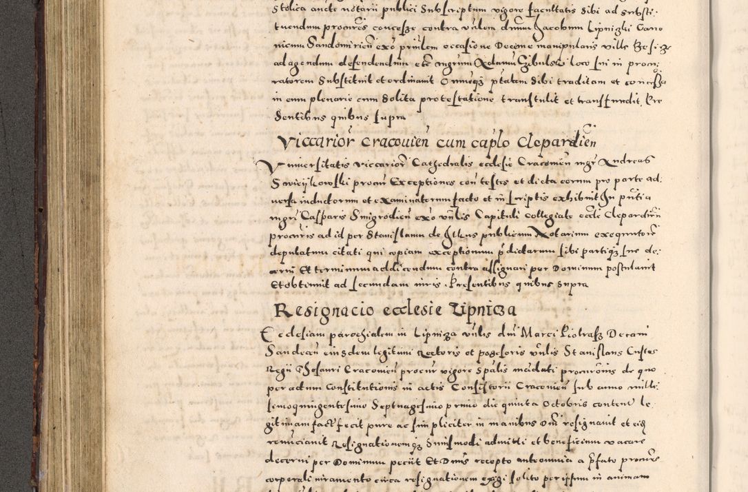 Zdjęcie nr 224 dla obiektu archiwalnego: [Liber actorum, vicariatus et officialatus Cracoviensis ad annum Domini 1574 et seqventes]