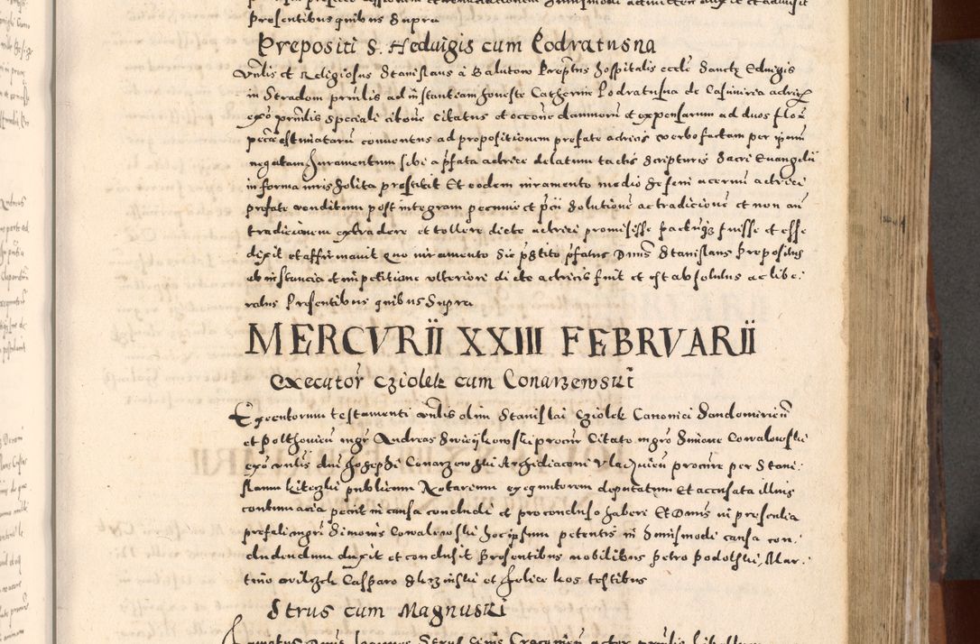Zdjęcie nr 225 dla obiektu archiwalnego: [Liber actorum, vicariatus et officialatus Cracoviensis ad annum Domini 1574 et seqventes]