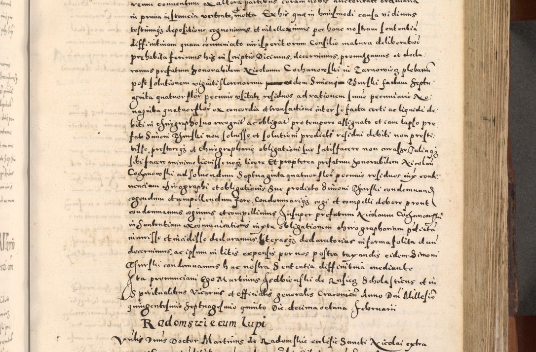 Zdjęcie nr 219 dla obiektu archiwalnego: [Liber actorum, vicariatus et officialatus Cracoviensis ad annum Domini 1574 et seqventes]