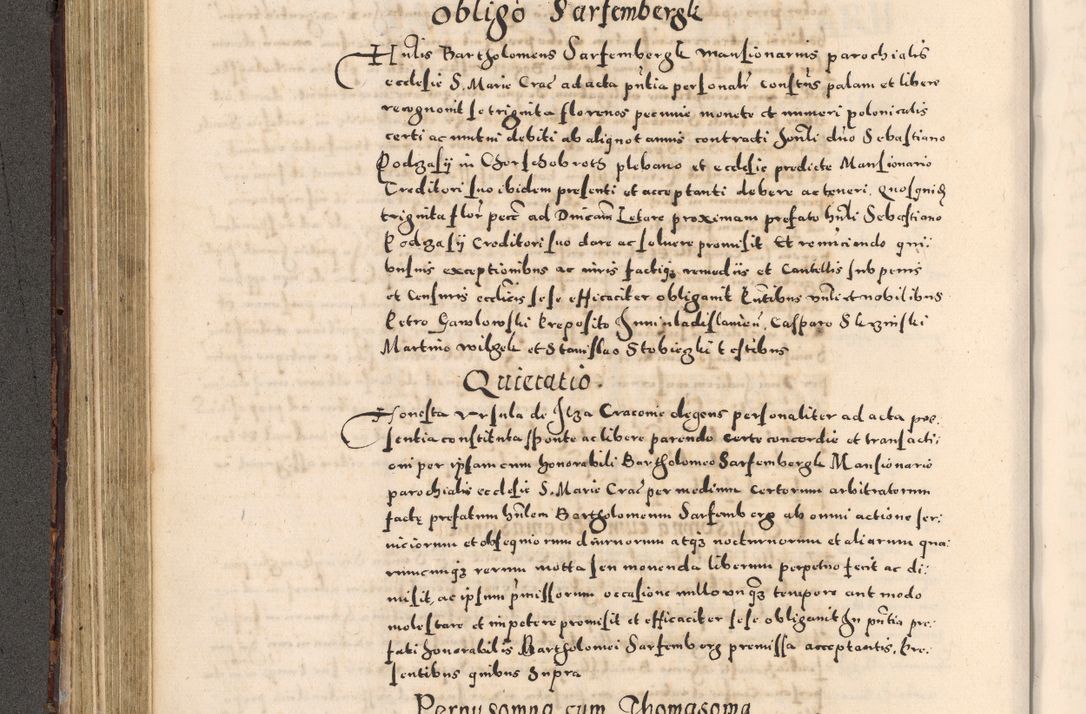Zdjęcie nr 214 dla obiektu archiwalnego: [Liber actorum, vicariatus et officialatus Cracoviensis ad annum Domini 1574 et seqventes]