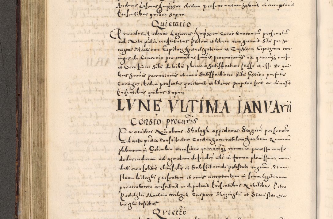Zdjęcie nr 210 dla obiektu archiwalnego: [Liber actorum, vicariatus et officialatus Cracoviensis ad annum Domini 1574 et seqventes]