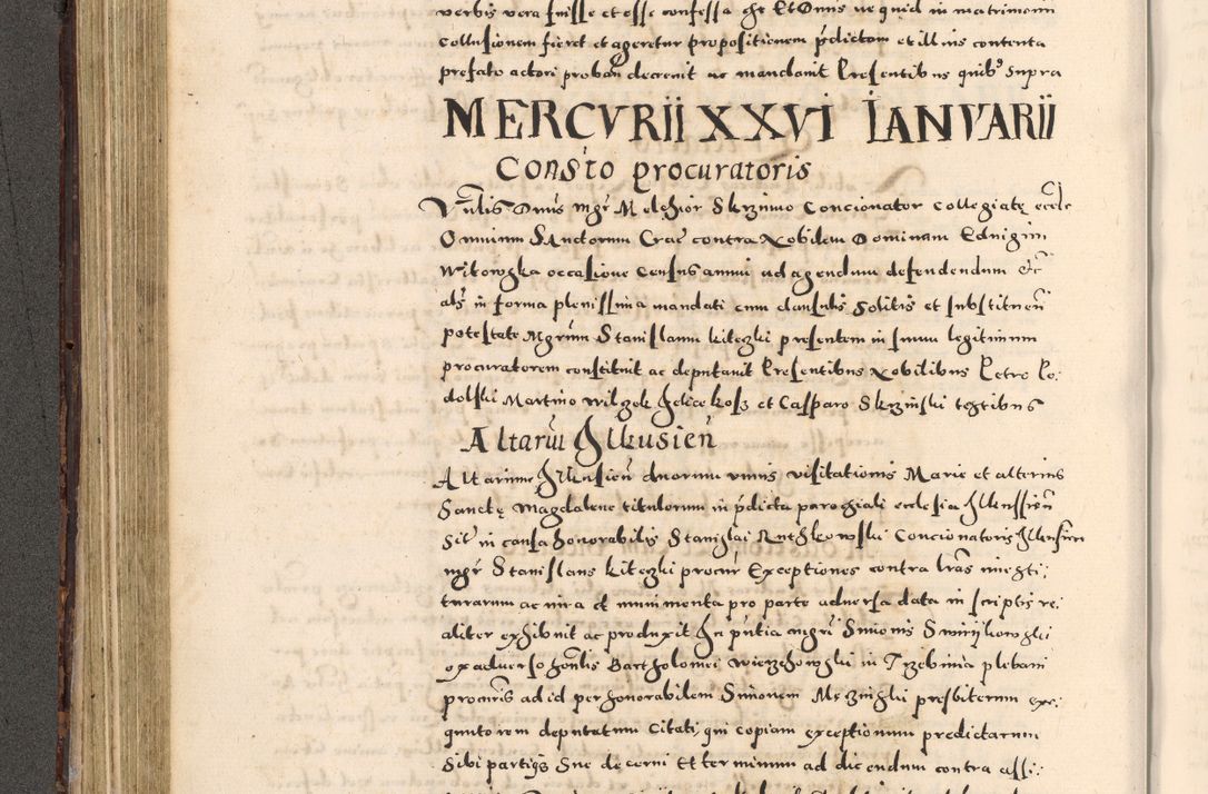Zdjęcie nr 206 dla obiektu archiwalnego: [Liber actorum, vicariatus et officialatus Cracoviensis ad annum Domini 1574 et seqventes]