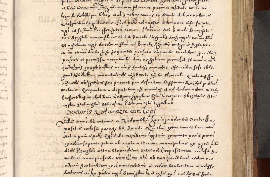 Zdjęcie nr 203 dla obiektu archiwalnego: [Liber actorum, vicariatus et officialatus Cracoviensis ad annum Domini 1574 et seqventes]