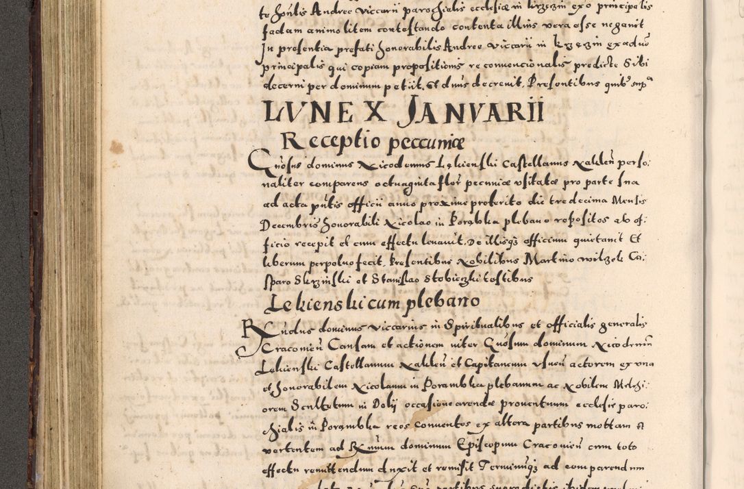 Zdjęcie nr 196 dla obiektu archiwalnego: [Liber actorum, vicariatus et officialatus Cracoviensis ad annum Domini 1574 et seqventes]