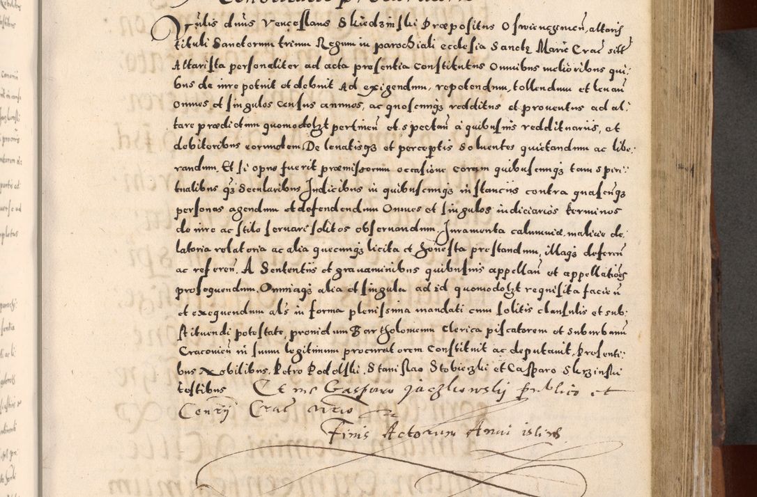 Zdjęcie nr 193 dla obiektu archiwalnego: [Liber actorum, vicariatus et officialatus Cracoviensis ad annum Domini 1574 et seqventes]