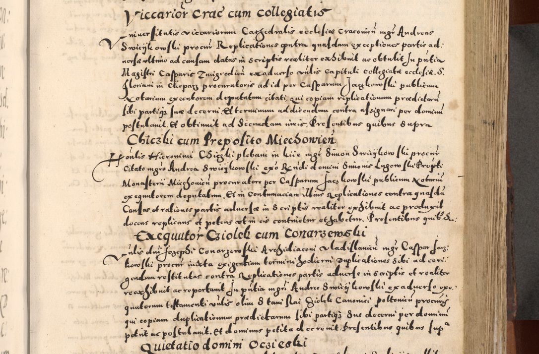 Zdjęcie nr 195 dla obiektu archiwalnego: [Liber actorum, vicariatus et officialatus Cracoviensis ad annum Domini 1574 et seqventes]