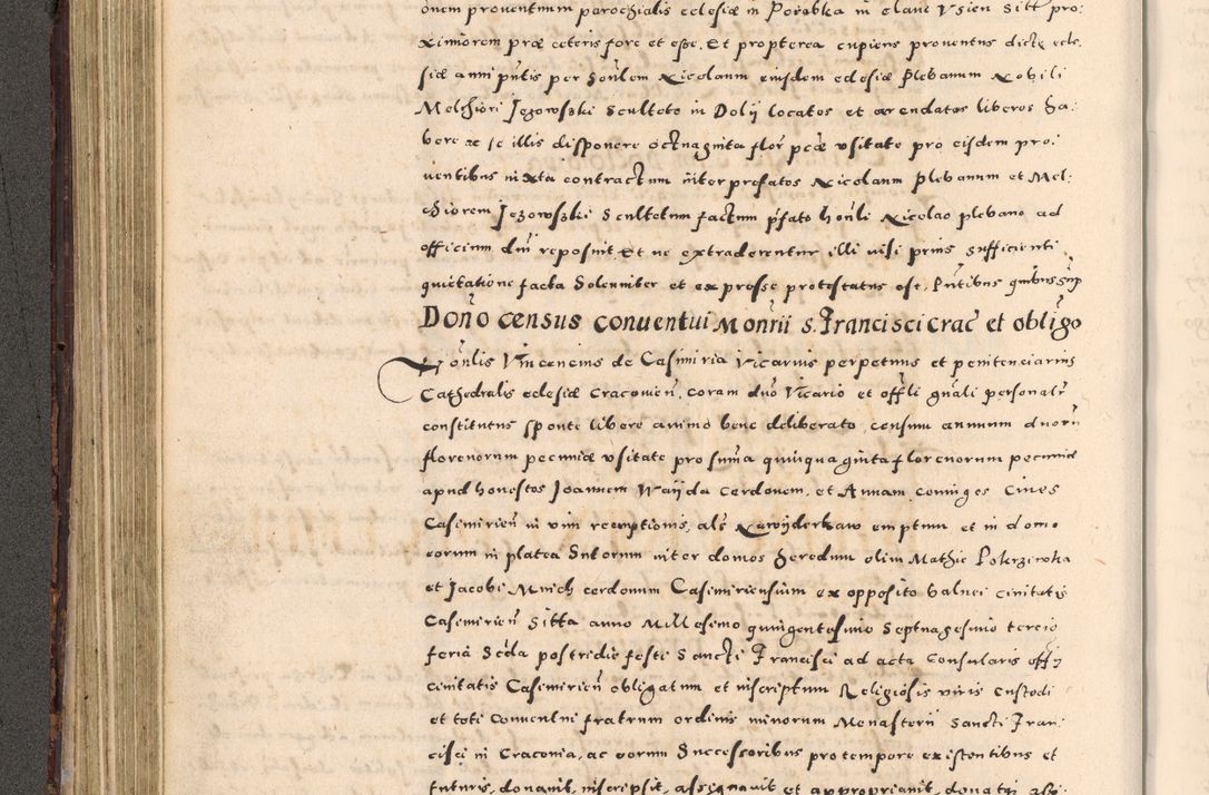 Zdjęcie nr 186 dla obiektu archiwalnego: [Liber actorum, vicariatus et officialatus Cracoviensis ad annum Domini 1574 et seqventes]