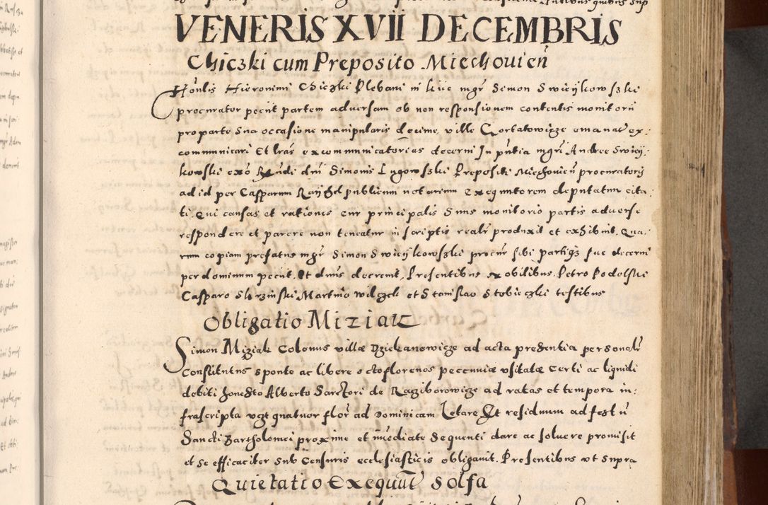 Zdjęcie nr 189 dla obiektu archiwalnego: [Liber actorum, vicariatus et officialatus Cracoviensis ad annum Domini 1574 et seqventes]
