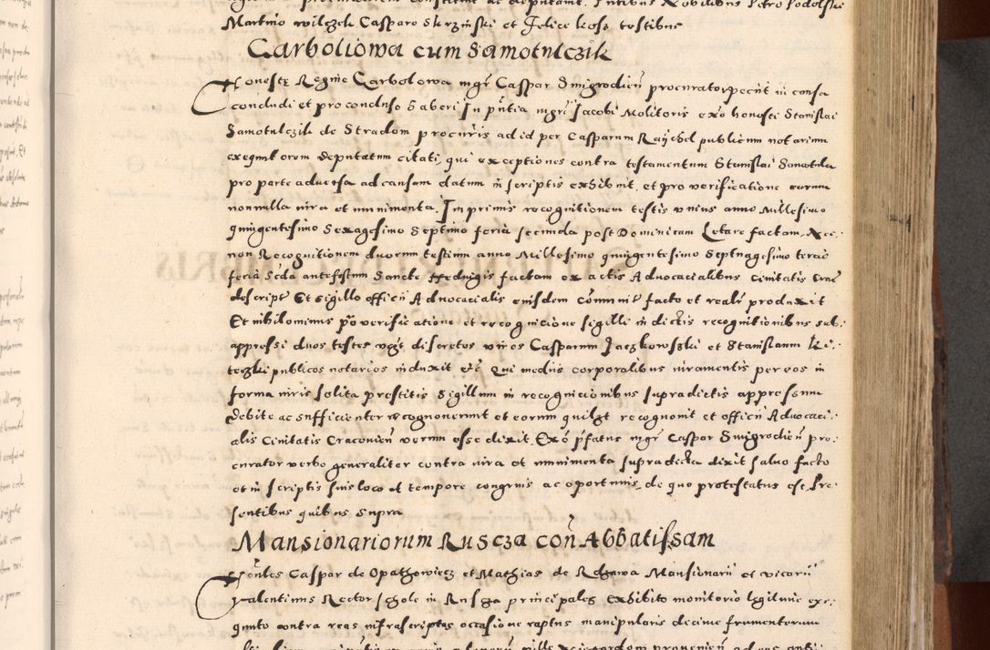 Zdjęcie nr 183 dla obiektu archiwalnego: [Liber actorum, vicariatus et officialatus Cracoviensis ad annum Domini 1574 et seqventes]