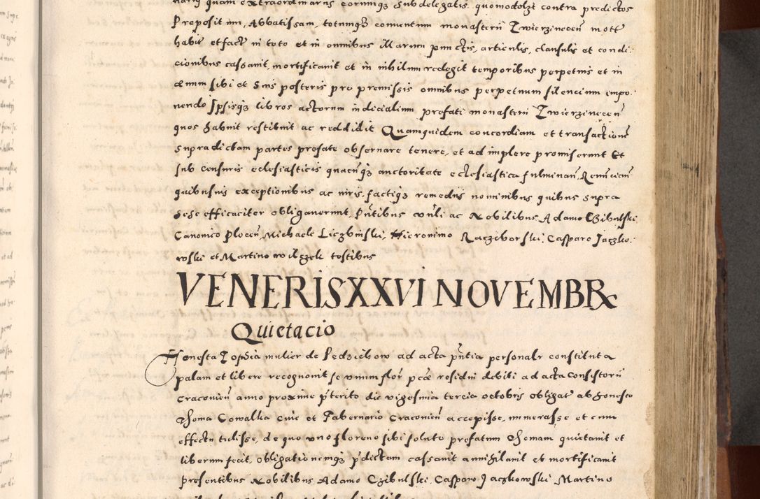 Zdjęcie nr 177 dla obiektu archiwalnego: [Liber actorum, vicariatus et officialatus Cracoviensis ad annum Domini 1574 et seqventes]