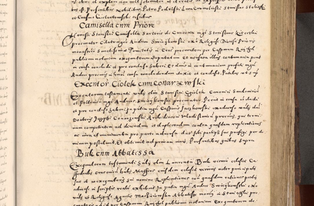 Zdjęcie nr 173 dla obiektu archiwalnego: [Liber actorum, vicariatus et officialatus Cracoviensis ad annum Domini 1574 et seqventes]