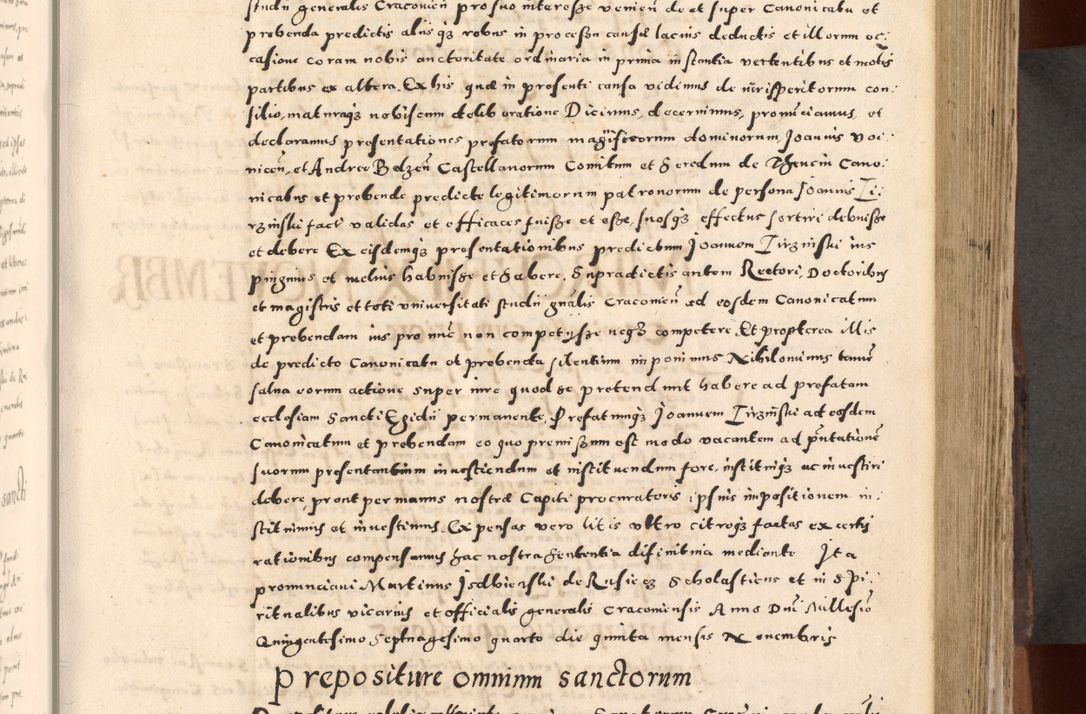 Zdjęcie nr 167 dla obiektu archiwalnego: [Liber actorum, vicariatus et officialatus Cracoviensis ad annum Domini 1574 et seqventes]