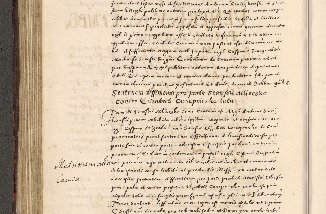 Zdjęcie nr 164 dla obiektu archiwalnego: [Liber actorum, vicariatus et officialatus Cracoviensis ad annum Domini 1574 et seqventes]