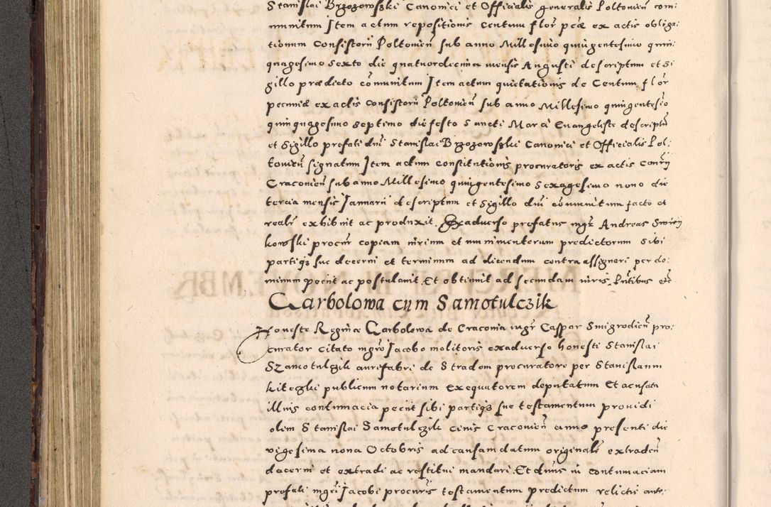 Zdjęcie nr 162 dla obiektu archiwalnego: [Liber actorum, vicariatus et officialatus Cracoviensis ad annum Domini 1574 et seqventes]