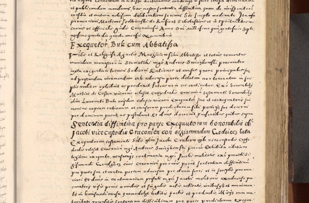 Zdjęcie nr 165 dla obiektu archiwalnego: [Liber actorum, vicariatus et officialatus Cracoviensis ad annum Domini 1574 et seqventes]