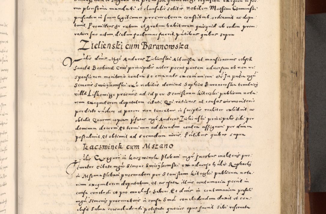 Zdjęcie nr 159 dla obiektu archiwalnego: [Liber actorum, vicariatus et officialatus Cracoviensis ad annum Domini 1574 et seqventes]