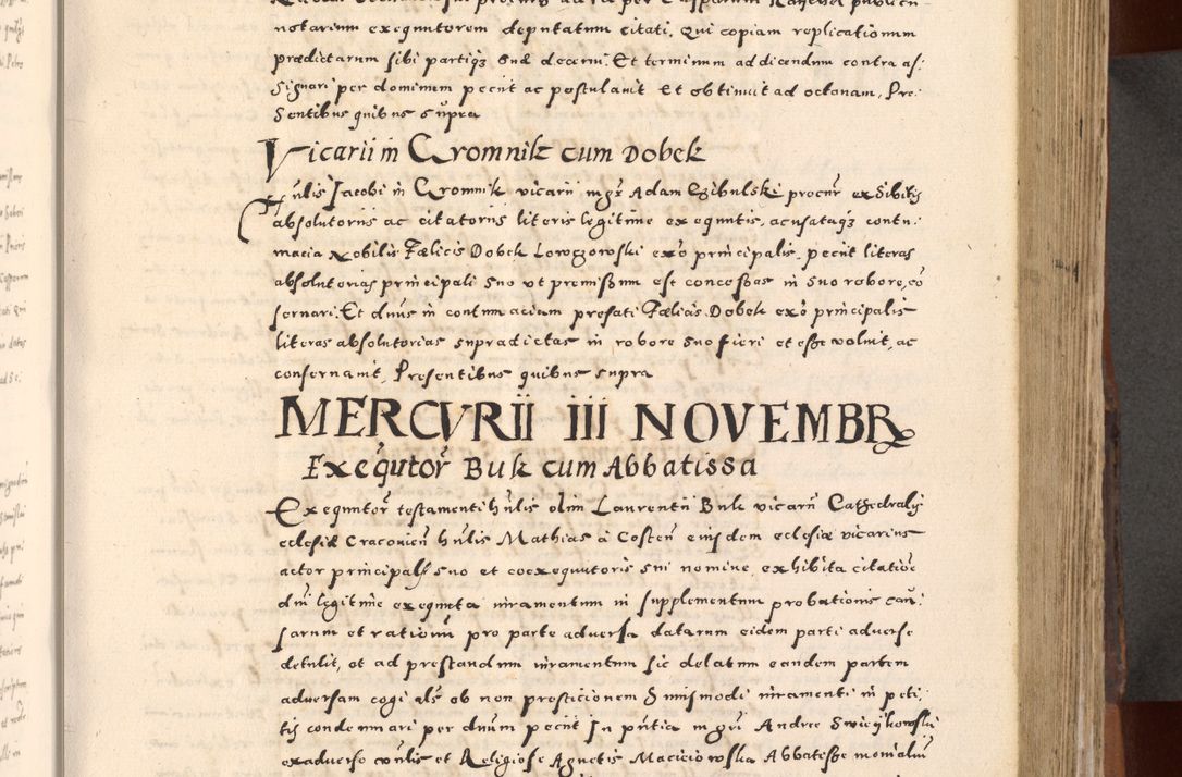 Zdjęcie nr 161 dla obiektu archiwalnego: [Liber actorum, vicariatus et officialatus Cracoviensis ad annum Domini 1574 et seqventes]