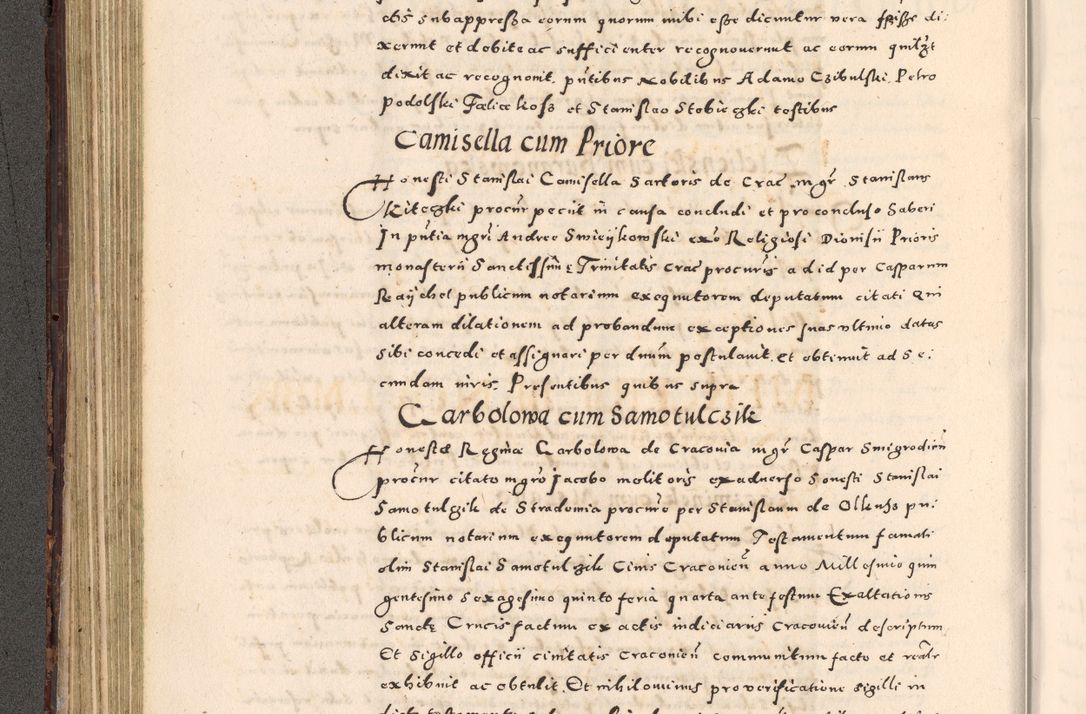 Zdjęcie nr 160 dla obiektu archiwalnego: [Liber actorum, vicariatus et officialatus Cracoviensis ad annum Domini 1574 et seqventes]