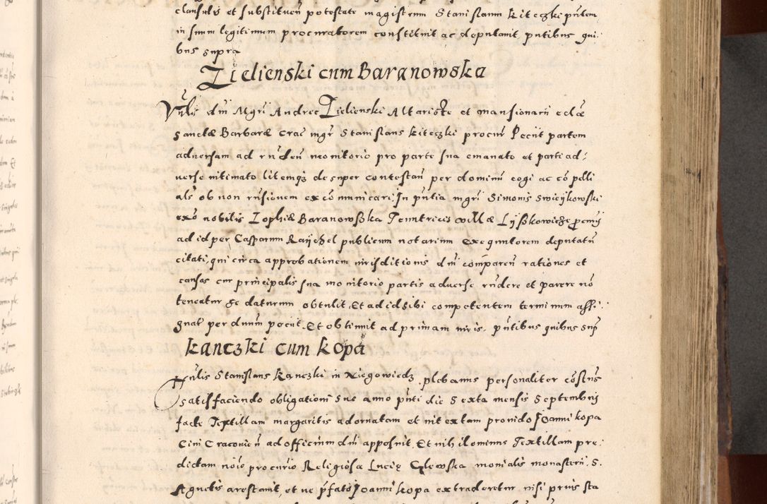 Zdjęcie nr 157 dla obiektu archiwalnego: [Liber actorum, vicariatus et officialatus Cracoviensis ad annum Domini 1574 et seqventes]