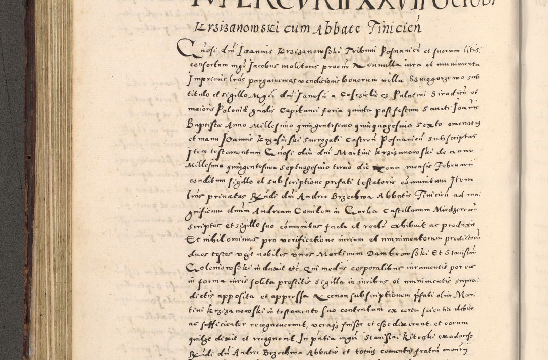 Zdjęcie nr 158 dla obiektu archiwalnego: [Liber actorum, vicariatus et officialatus Cracoviensis ad annum Domini 1574 et seqventes]