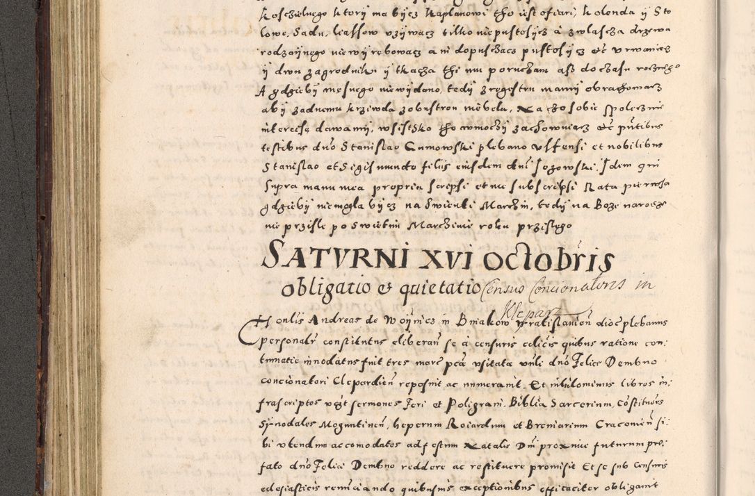 Zdjęcie nr 152 dla obiektu archiwalnego: [Liber actorum, vicariatus et officialatus Cracoviensis ad annum Domini 1574 et seqventes]