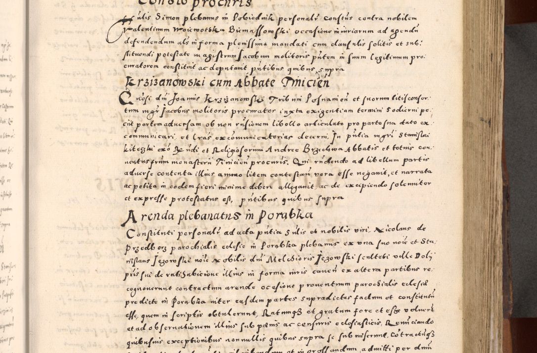 Zdjęcie nr 151 dla obiektu archiwalnego: [Liber actorum, vicariatus et officialatus Cracoviensis ad annum Domini 1574 et seqventes]