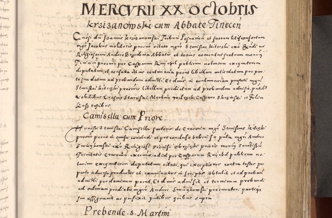 Zdjęcie nr 153 dla obiektu archiwalnego: [Liber actorum, vicariatus et officialatus Cracoviensis ad annum Domini 1574 et seqventes]