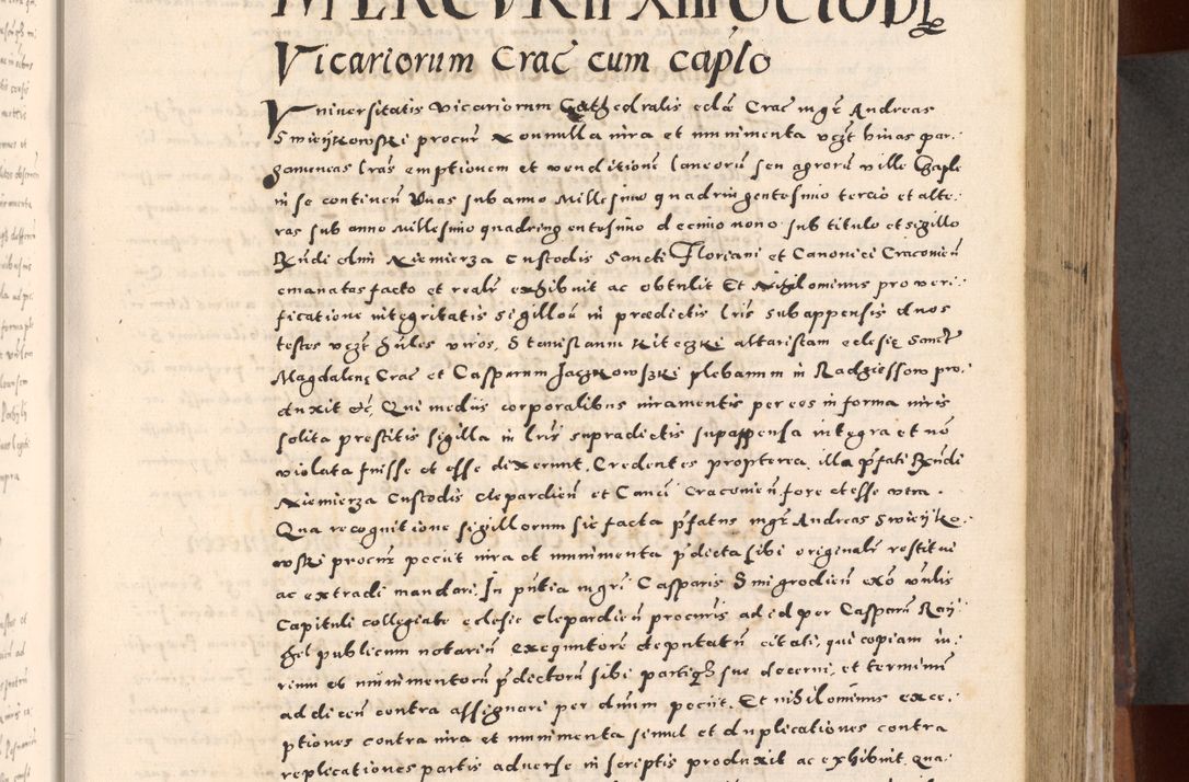 Zdjęcie nr 149 dla obiektu archiwalnego: [Liber actorum, vicariatus et officialatus Cracoviensis ad annum Domini 1574 et seqventes]