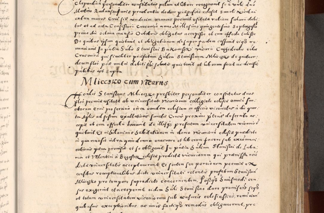 Zdjęcie nr 143 dla obiektu archiwalnego: [Liber actorum, vicariatus et officialatus Cracoviensis ad annum Domini 1574 et seqventes]