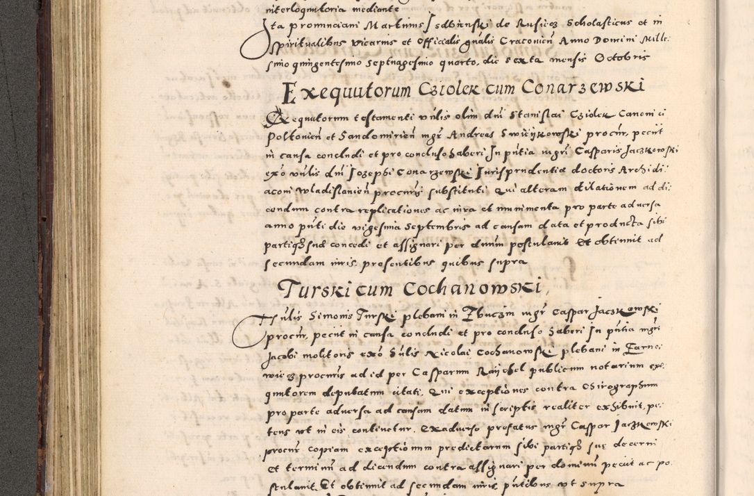 Zdjęcie nr 146 dla obiektu archiwalnego: [Liber actorum, vicariatus et officialatus Cracoviensis ad annum Domini 1574 et seqventes]